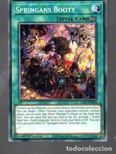 Colecionismo Cromos antigos: CROMO KONAMI YU-GI-OH SPRINGANS BOOY EN054 DEL A&Ntilde;O 2020