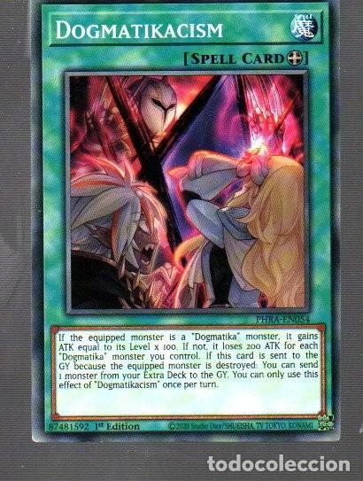Collectionnisme Cartes &agrave; collectionner anciennes: CROMO KONAMI YU-GI-OH DOGM&Aacute;TICA CISM EN054 DEL A&Ntilde;O 2020