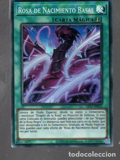Collezionismo Figurine antiche: CROMO KONAMI YU-GI-OH ROSA DE NACIMIENTO BASAL EP012 DEL A&Ntilde;O 2020