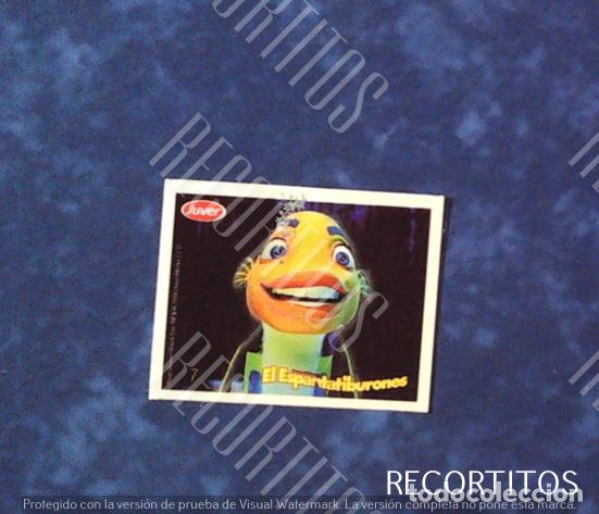 Coleccionismo Cromos antiguos: ZUMOS JUVER EL ESPANTATIBURONES ESPANTA TIBURONES