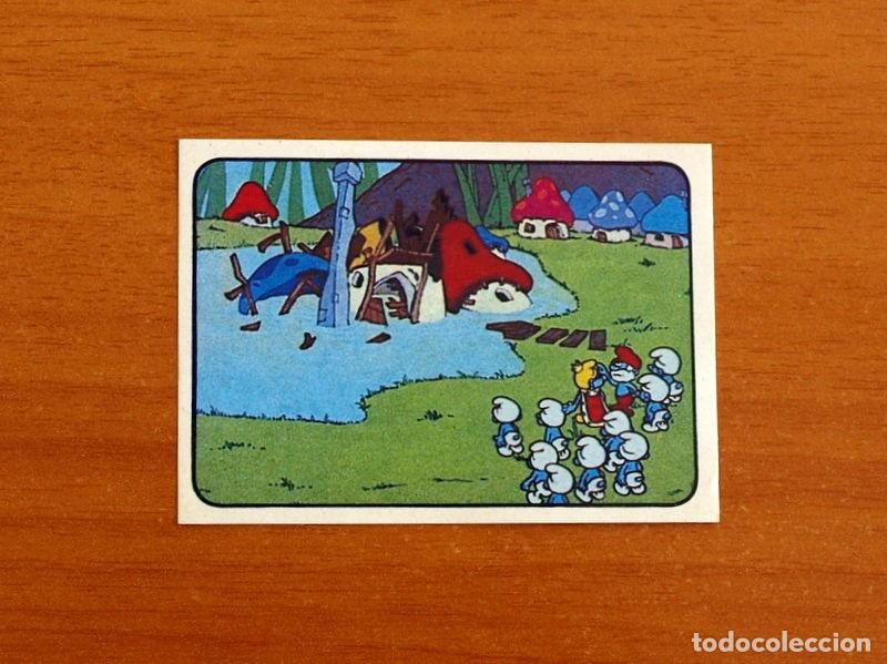 Coleccionismo Cromos antiguos: Los Pitufos - N&ordm; 117 - Editorial Panini A&ntilde;o 1982 - Cromo Adhesivo Nunca Pegado