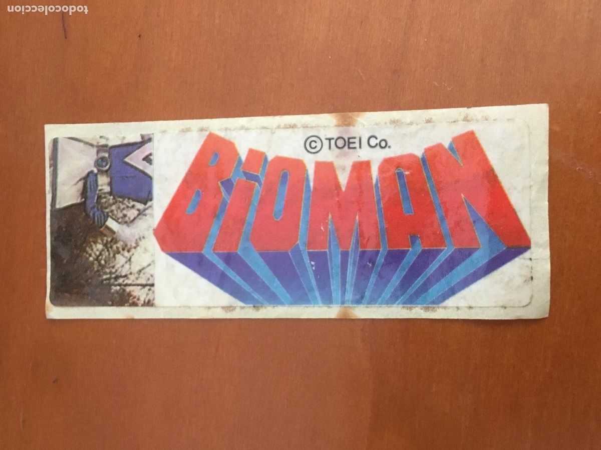 Sammeln alte Sammelbilder: chicle bioman cromo original nunca pegado