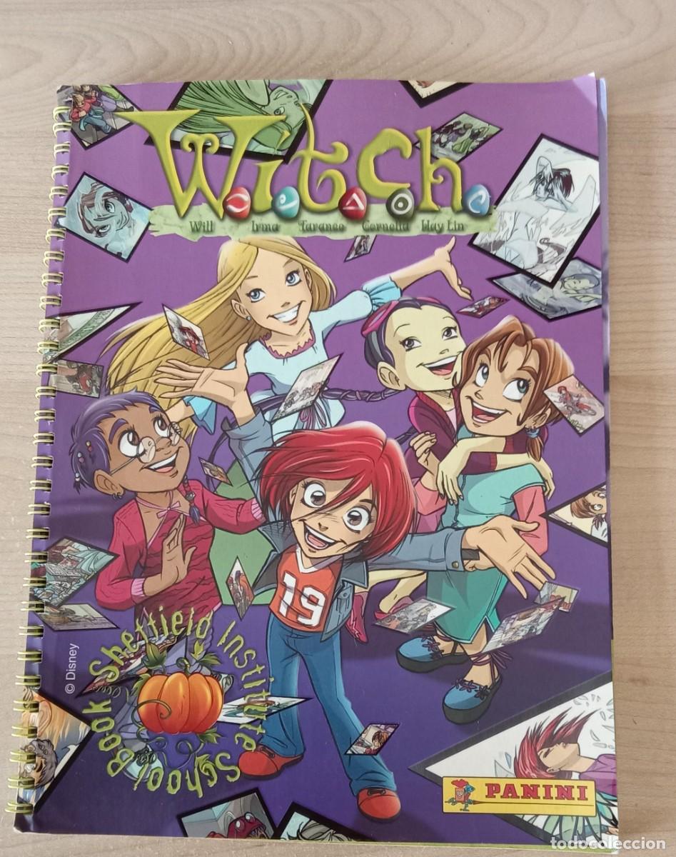 Coleccionismo Cromos antiguos: witch album con 75 cromos pegados. Panini