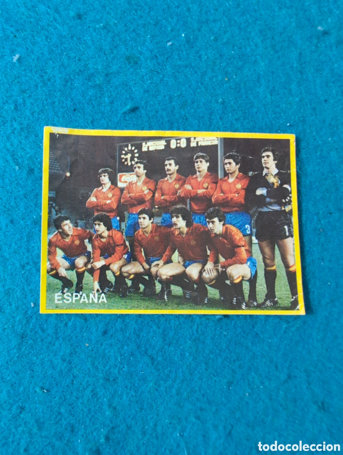Coleccionismo Cromos antiguos: F&uacute;tbol en acci&oacute;n Danone 82 Espa&ntilde;a