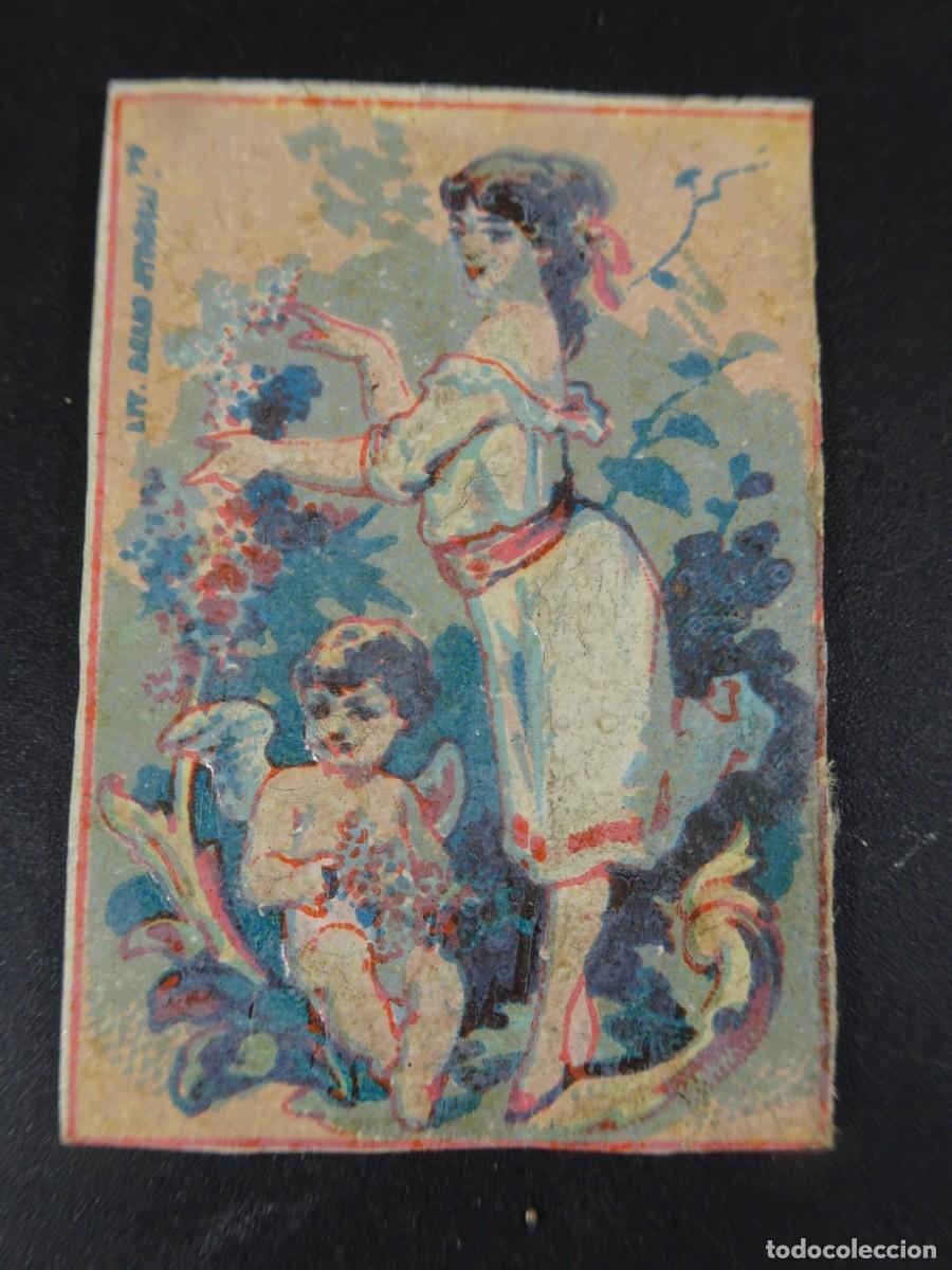 Coleccionismo Cromos antiguos: ANTIGUO CROMO ILUSTRADO, RELIEVE, VER FOTOS