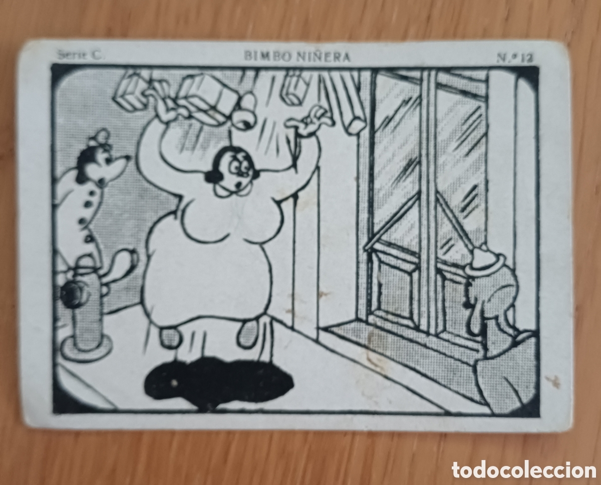 Coleccionismo Cromos antiguos: Cromo n&deg; 12 BIMBO NI&Ntilde;ERA, chocolates Juncosa
