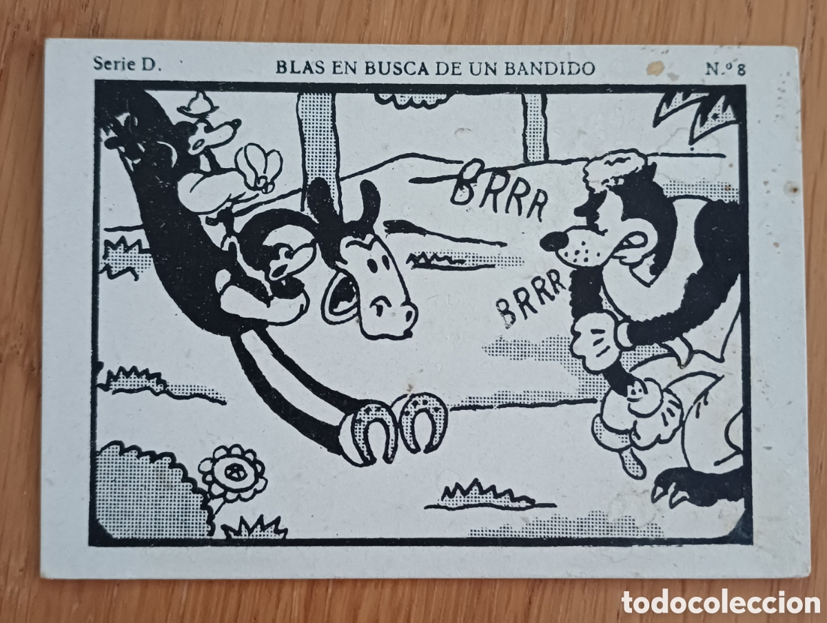 Coleccionismo Cromos antiguos: Cromo n&deg; 8, BLAS EN BUSCA DE UN BANDIDO. chocolates Juncosa