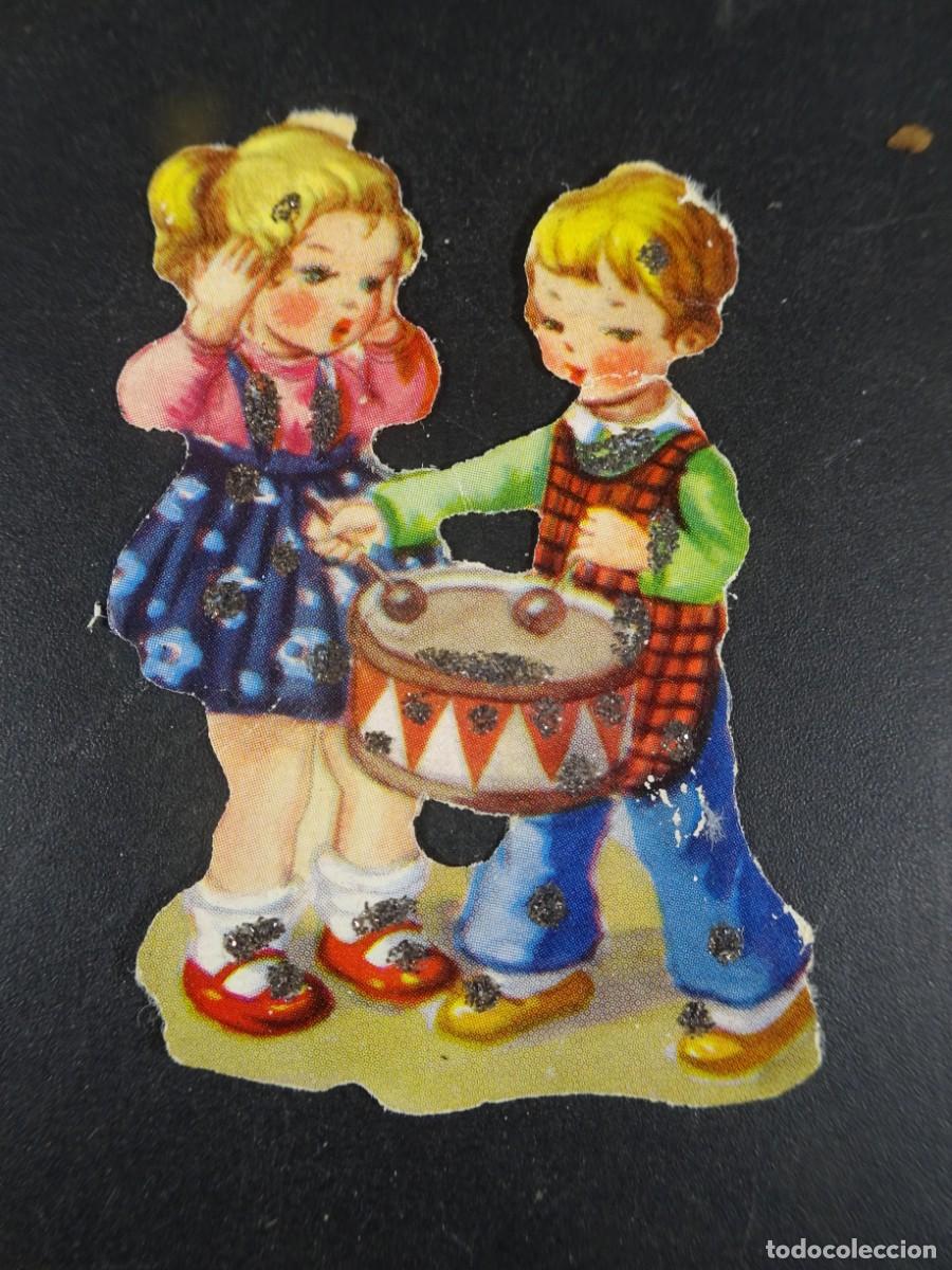 Collectable Antique Stickers: CROMO TROQUELADO, NI&Ntilde;OS, VER FOTOS