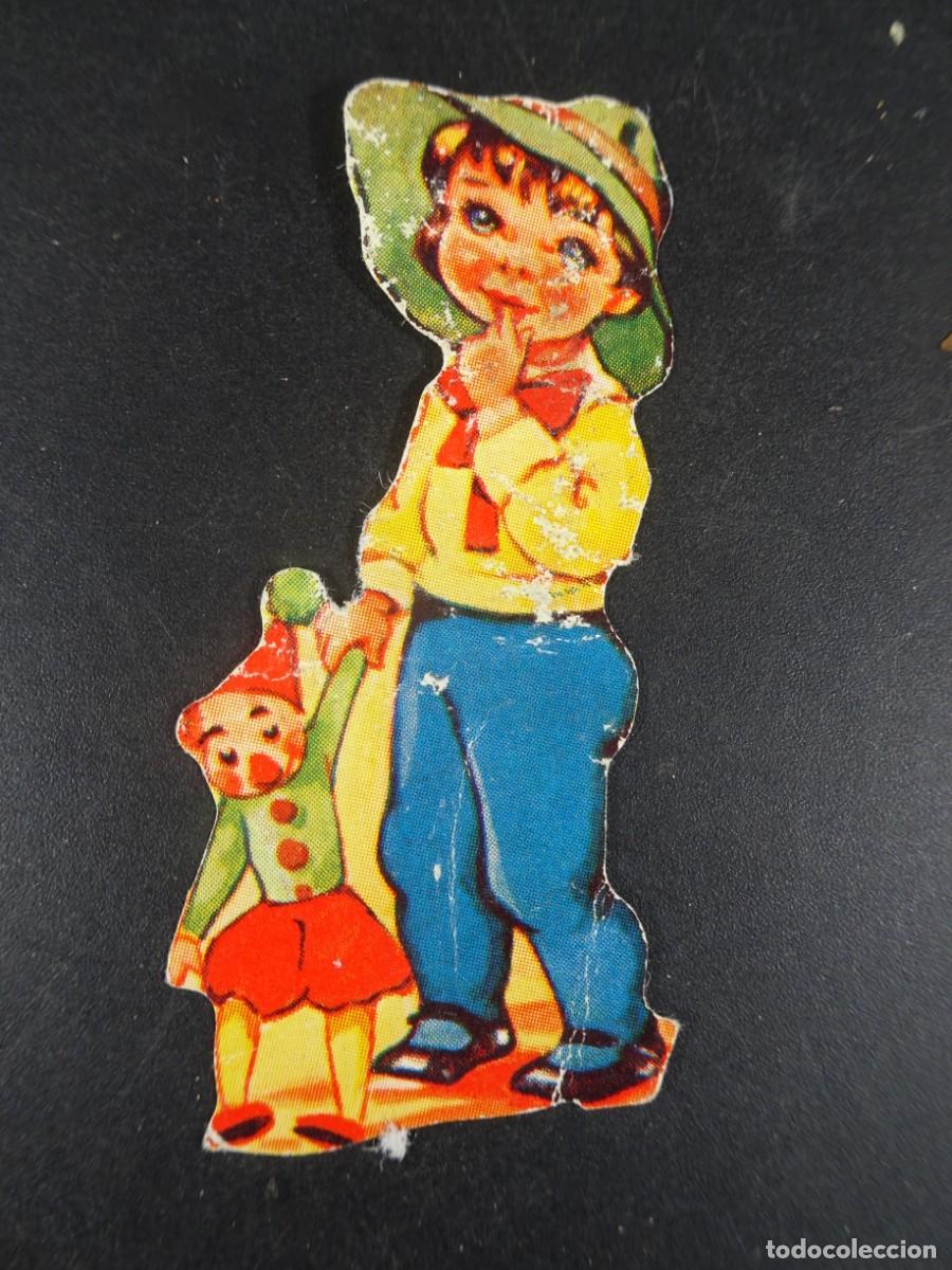 Collectable Antique Stickers: CROMO TROQUELADO, NI&Ntilde;A MU&Ntilde;ECA, VER FOTOS