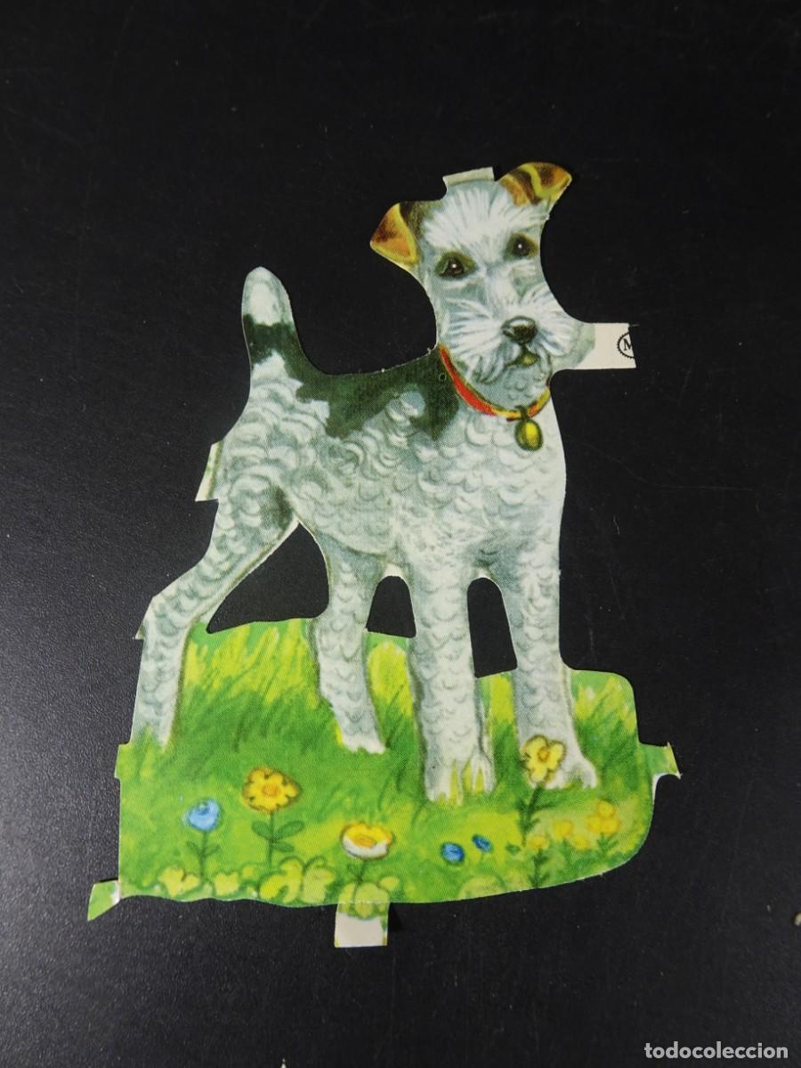 Collectable Antique Stickers: ANTIGUO CROMO TROQUELADO, PERRO, VER FOTOS