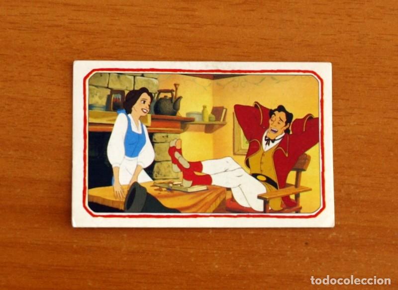 Collectable Antique Stickers: La Bella y la Bestia - N&ordm; 56 - Editorial Panini A&ntilde;o 1992 - Cromo Adhesivo Nunca Pegado