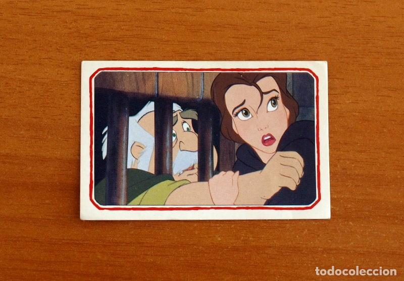 Collectable Antique Stickers: La Bella y la Bestia - N&ordm; 64 - Editorial Panini A&ntilde;o 1992 - Cromo Adhesivo Nunca Pegado