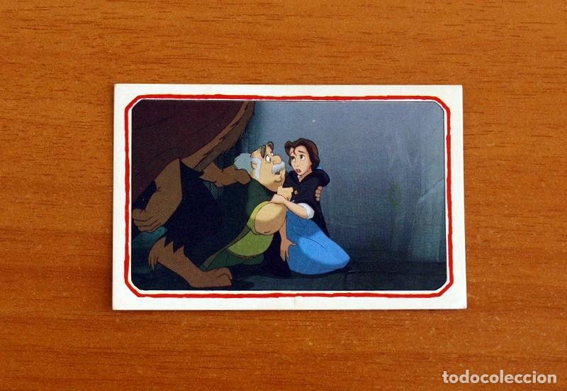 Collectable Antique Stickers: La Bella y la Bestia - N&ordm; 65 - Editorial Panini A&ntilde;o 1992 - Cromo Adhesivo Nunca Pegado