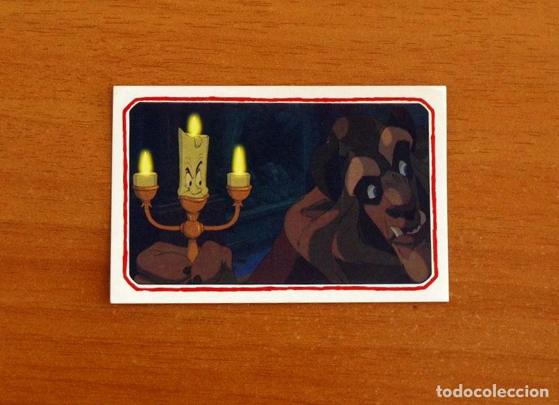 Collectable Antique Stickers: La Bella y la Bestia - N&ordm; 66 - Editorial Panini A&ntilde;o 1992 - Cromo Adhesivo Nunca Pegado