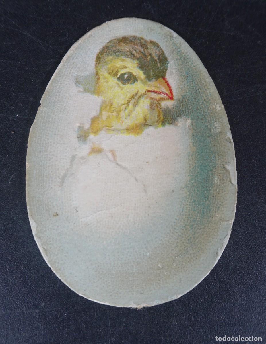 Sammeln alte Sammelbilder: ANTIGUO CROMO TROQUELADO, HUEVO, VER FOTOS