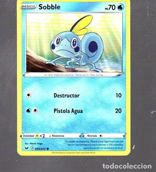 Coleccionismo Cromos antiguos: CROMO DE POK&Eacute;MON B&Aacute;SICO SOBBLE N&ordm; 816 DEL A&Ntilde;O 2019