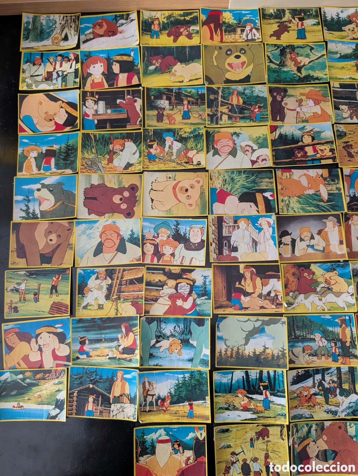 Coleccionismo Cromos antiguos: Cromos Jackie el oso de TALLA Danone