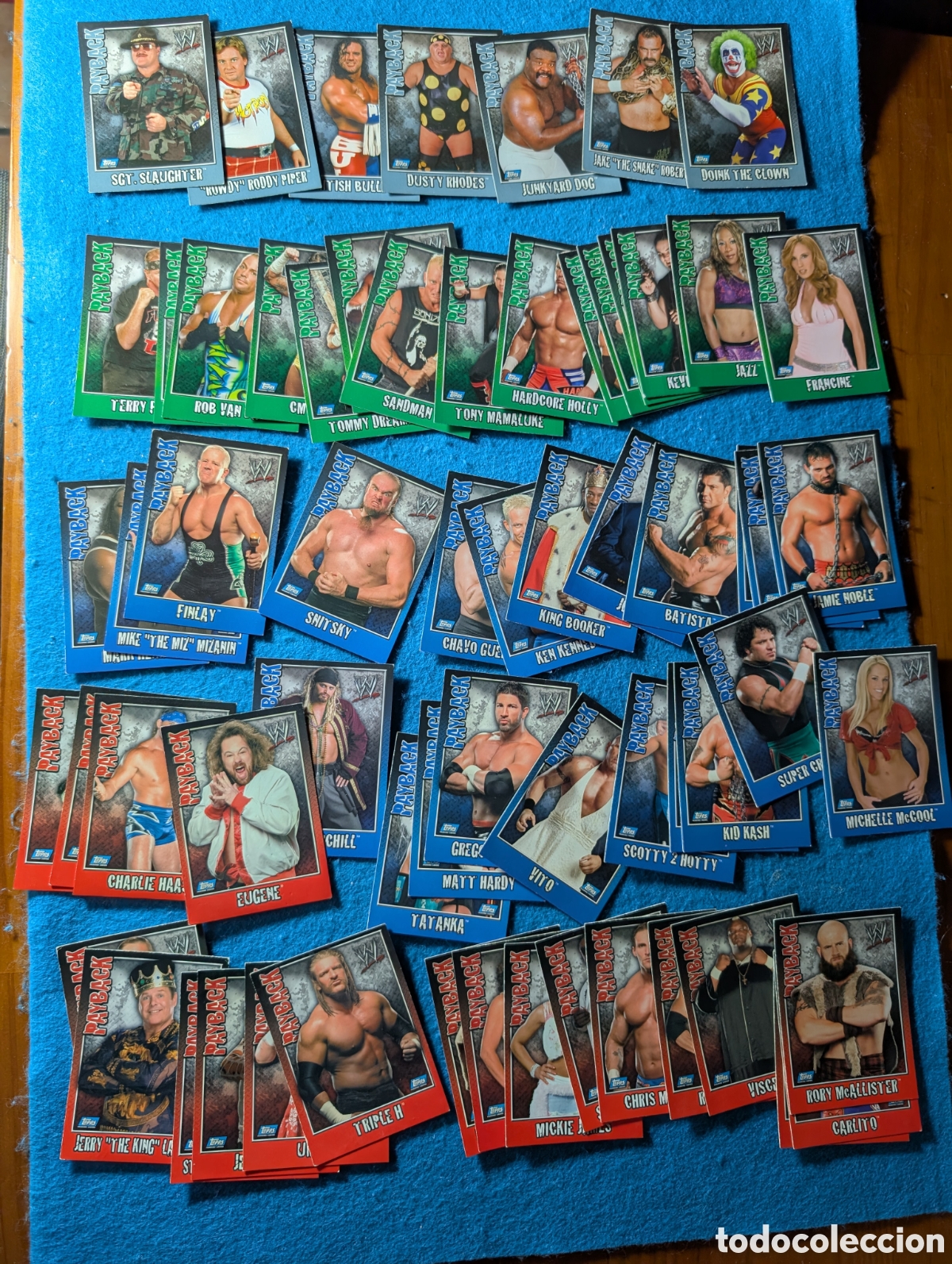 Coleccionismo Cromos antiguos: 64 cartas PLAYBACK de TOPPS 2006