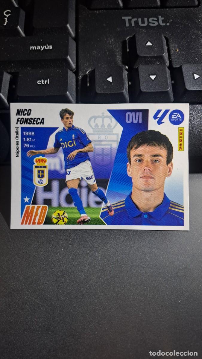 Coleccionismo Cromos antiguos: CROMO NICO FONSECA 26 MERCADO DE INVIERNO 26 OVIEDO LIGA 2025 2026 25 26 ESTE PANINI NUNCA PEGADO