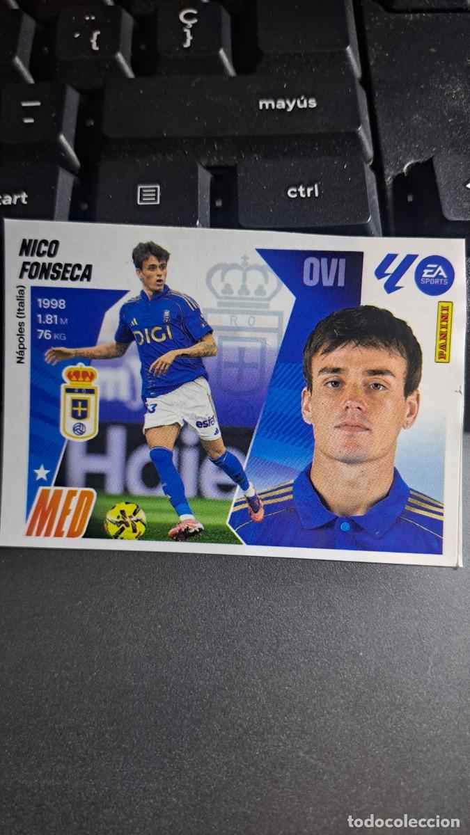 Coleccionismo Cromos antiguos: CROMO NICO FONSECA 26 MERCADO DE INVIERNO 26 OVIEDO LIGA 2025 2026 25 26 ESTE PANINI NUNCA PEGADO