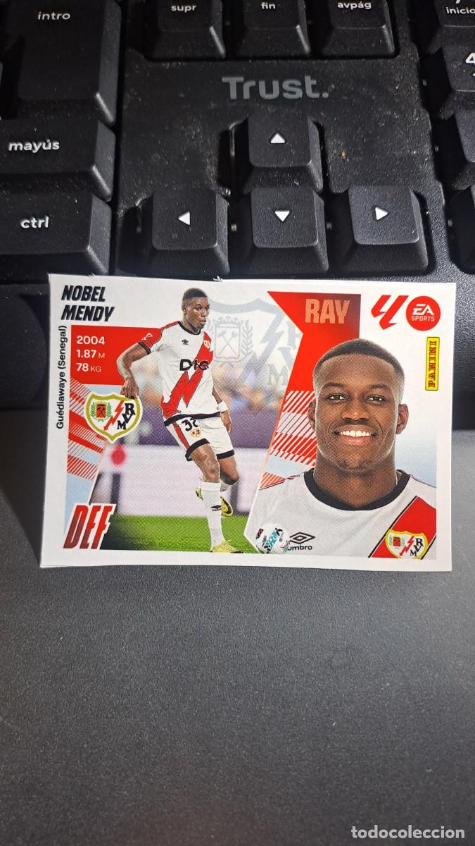 Coleccionismo Cromos antiguos: CROMO NOBEL MENDY 28 MERCADO DE INVIERNO 28 RAYO VALLECANO LIGA 2025 2026 25 26 ESTE PANINI NUNCA PE