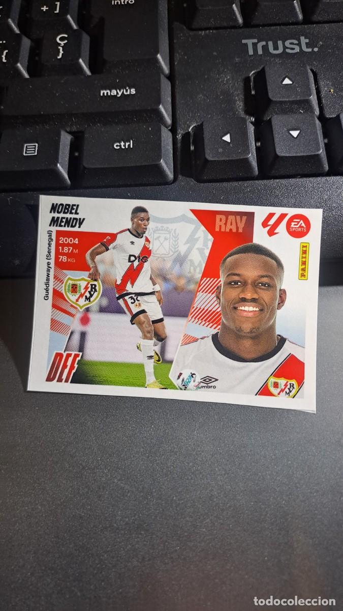 Coleccionismo Cromos antiguos: CROMO NOBEL MENDY 28 MERCADO DE INVIERNO 28 RAYO VALLECANO LIGA 2025 2026 25 26 ESTE PANINI NUNCA PE