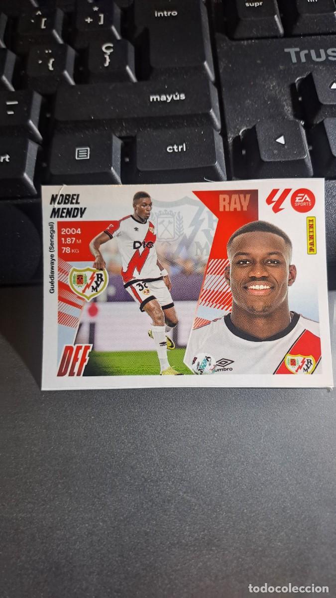 Coleccionismo Cromos antiguos: CROMO NOBEL MENDY 28 MERCADO DE INVIERNO 28 RAYO VALLECANO LIGA 2025 2026 25 26 ESTE PANINI NUNCA PE
