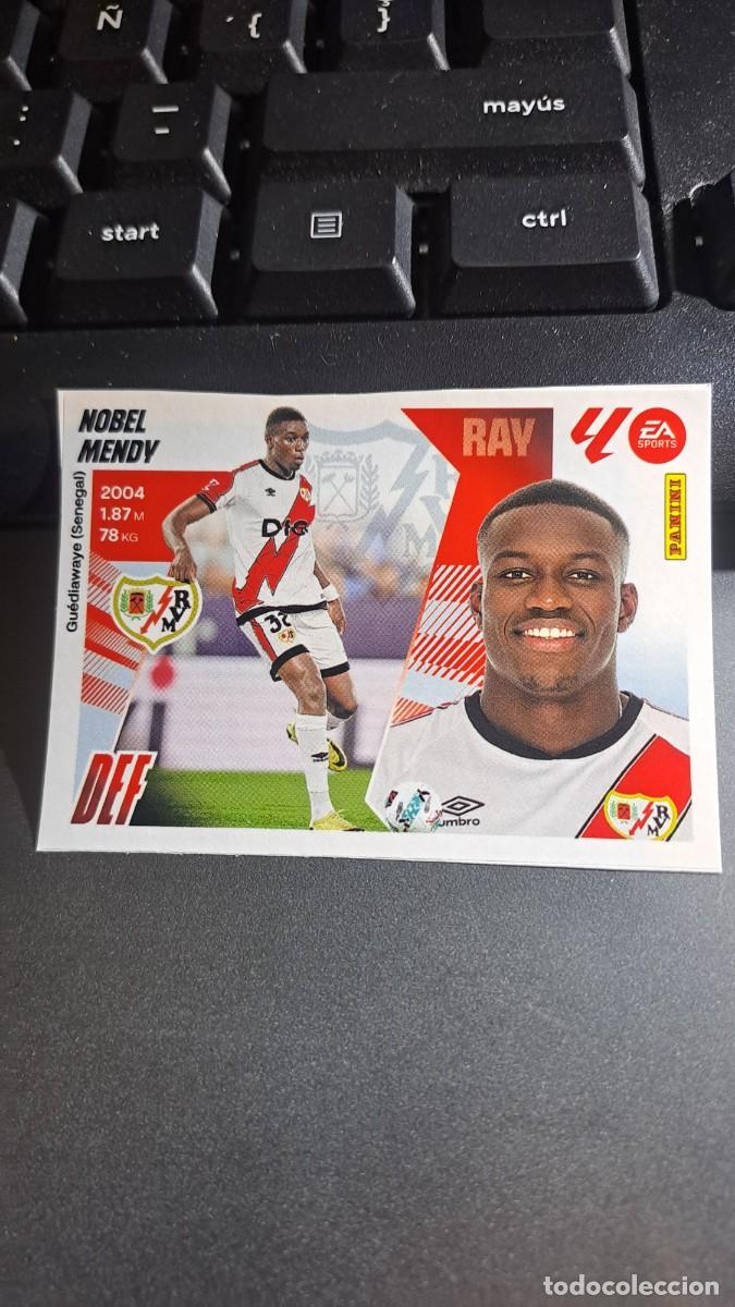 Coleccionismo Cromos antiguos: CROMO NOBEL MENDY 28 MERCADO DE INVIERNO 28 RAYO VALLECANO LIGA 2025 2026 25 26 ESTE PANINI NUNCA PE