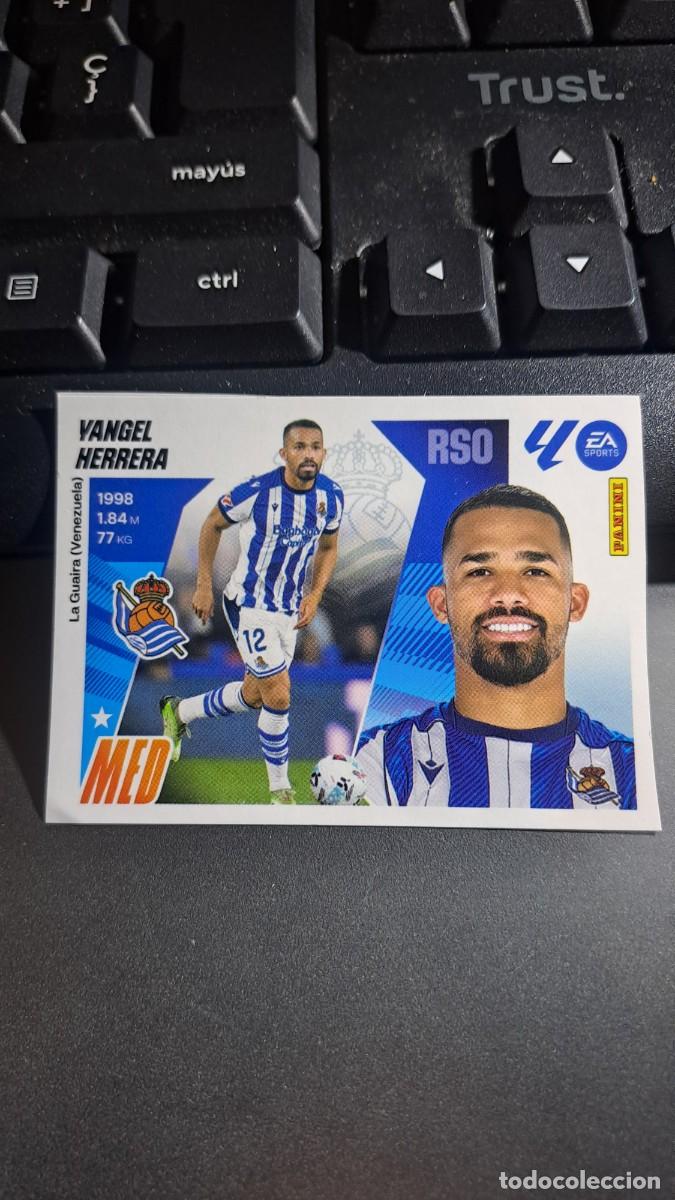 Colecionismo Cromos antigos: CROMO YANGEL HERRERA 31 MERCADO DE INVIERNO 31 REAL SOCIEDAD LIGA 2025 2026 25 26 ESTE PANINI NUNCA
