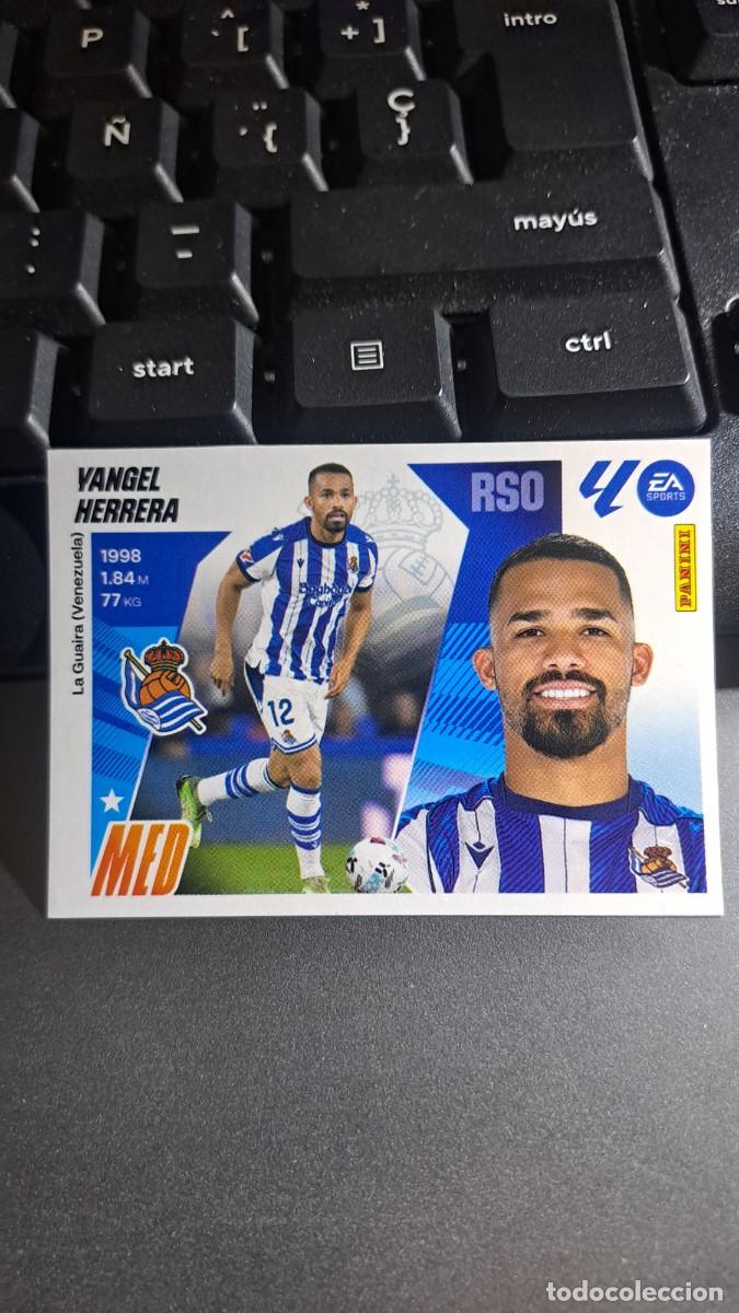 Colecionismo Cromos antigos: CROMO YANGEL HERRERA 31 MERCADO DE INVIERNO 31 REAL SOCIEDAD LIGA 2025 2026 25 26 ESTE PANINI NUNCA