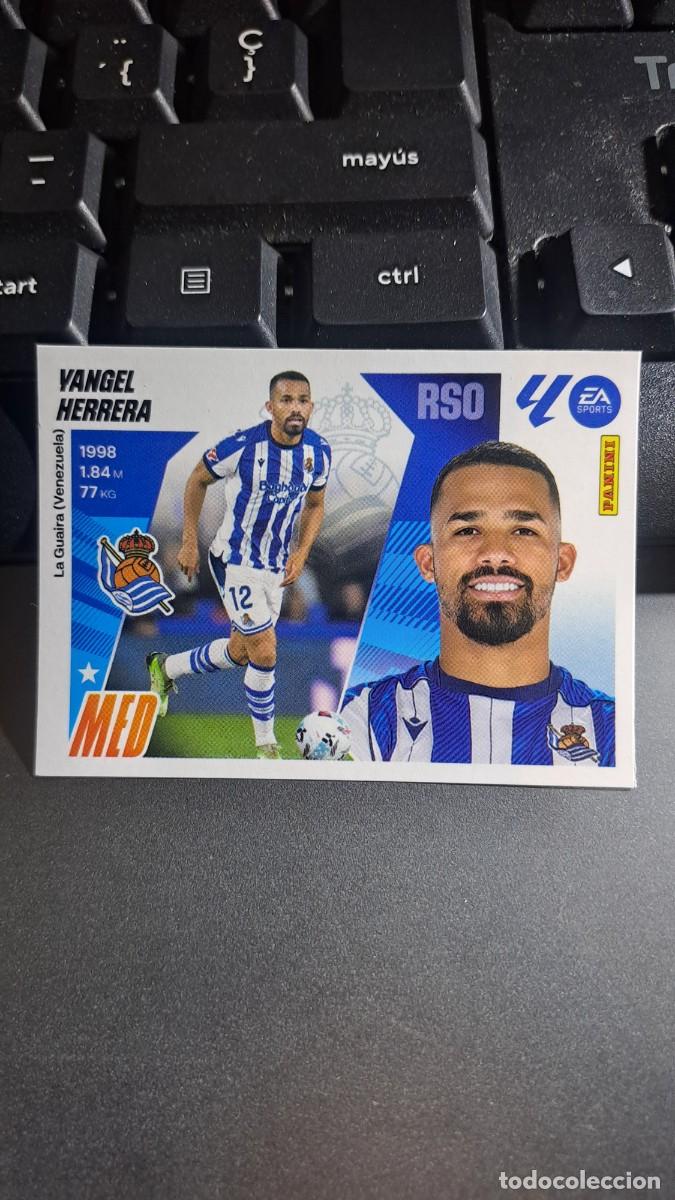 Colecionismo Cromos antigos: CROMO YANGEL HERRERA 31 MERCADO DE INVIERNO 31 REAL SOCIEDAD LIGA 2025 2026 25 26 ESTE PANINI NUNCA
