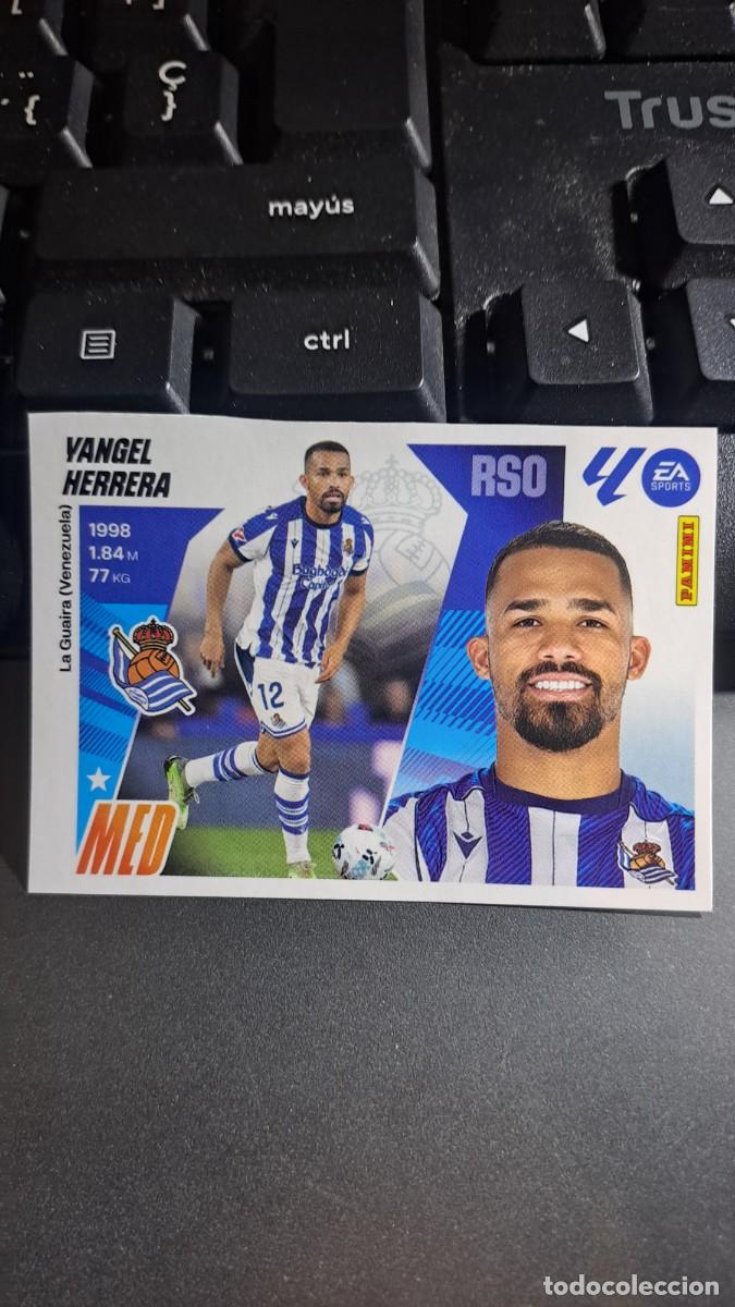 Colecionismo Cromos antigos: CROMO YANGEL HERRERA 31 MERCADO DE INVIERNO 31 REAL SOCIEDAD LIGA 2025 2026 25 26 ESTE PANINI NUNCA