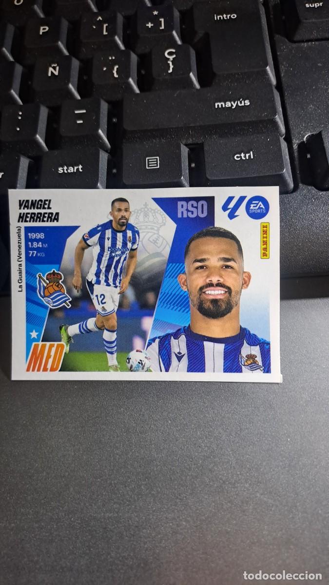 Colecionismo Cromos antigos: CROMO YANGEL HERRERA 31 MERCADO DE INVIERNO 31 REAL SOCIEDAD LIGA 2025 2026 25 26 ESTE PANINI NUNCA