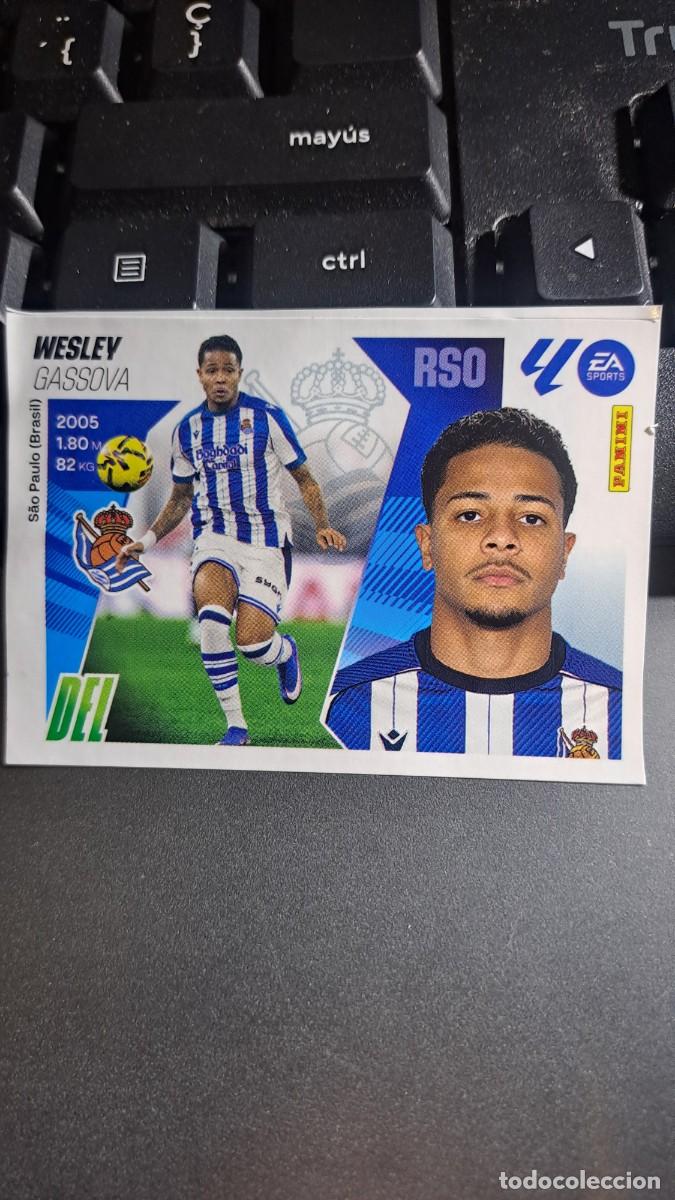 Coleccionismo Cromos antiguos: CROMO WESLEY 32 MERCADO DE INVIERNO 32 REAL SOCIEDAD LIGA 2025 2026 25 26 ESTE PANINI NUNCA PEGADO