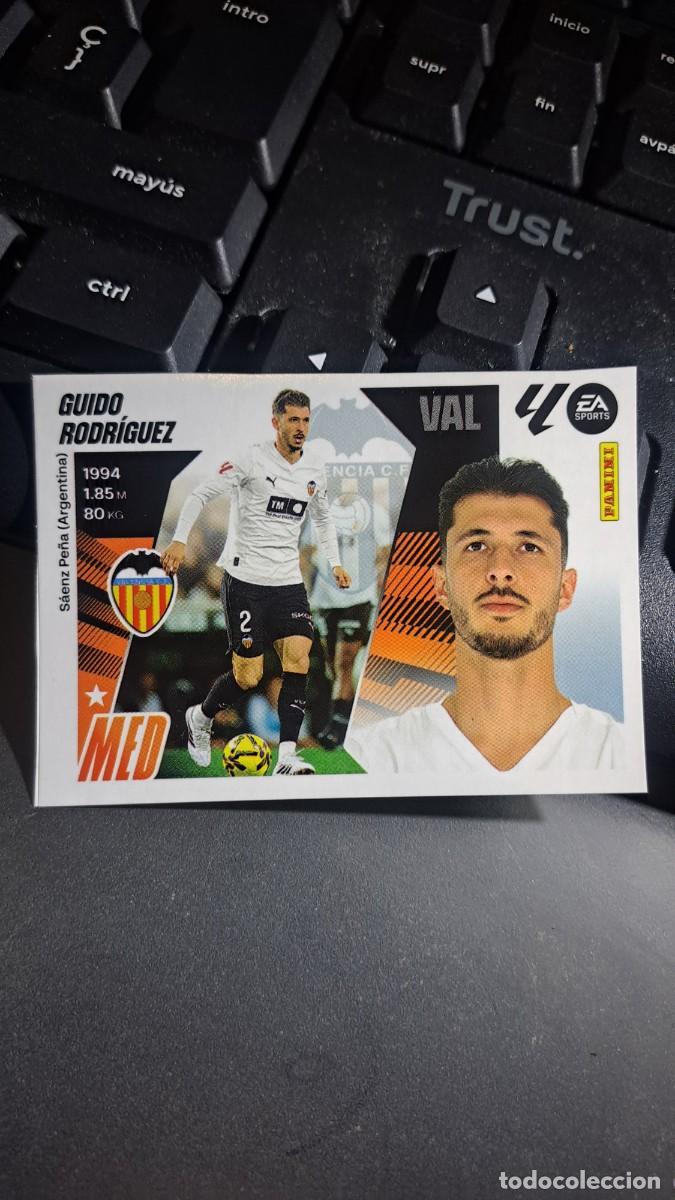 Coleccionismo Cromos antiguos: CROMO GUIDO RODRIGUEZ 35 MERCADO DE INVIERNO 35 VALENCIA LIGA 2025 2026 25 26 ESTE PANINI NUNCA PEGA