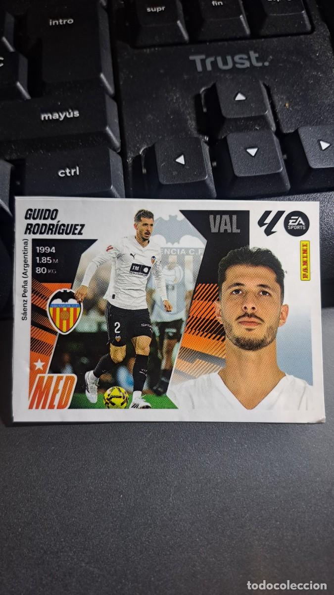Coleccionismo Cromos antiguos: CROMO GUIDO RODRIGUEZ 35 MERCADO DE INVIERNO 35 VALENCIA LIGA 2025 2026 25 26 ESTE PANINI NUNCA PEGA