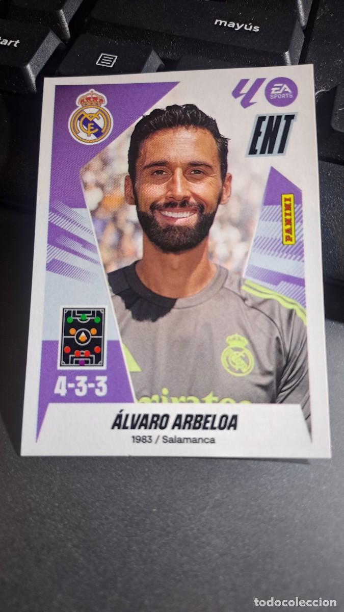 Coleccionismo Cromos antiguos: CROMO ALVARO ARBELOA 40 MERCADO DE INVIERNO 40 REAL MADRID LIGA 2025 2026 25 26 ESTE PANINI NUNCA PE