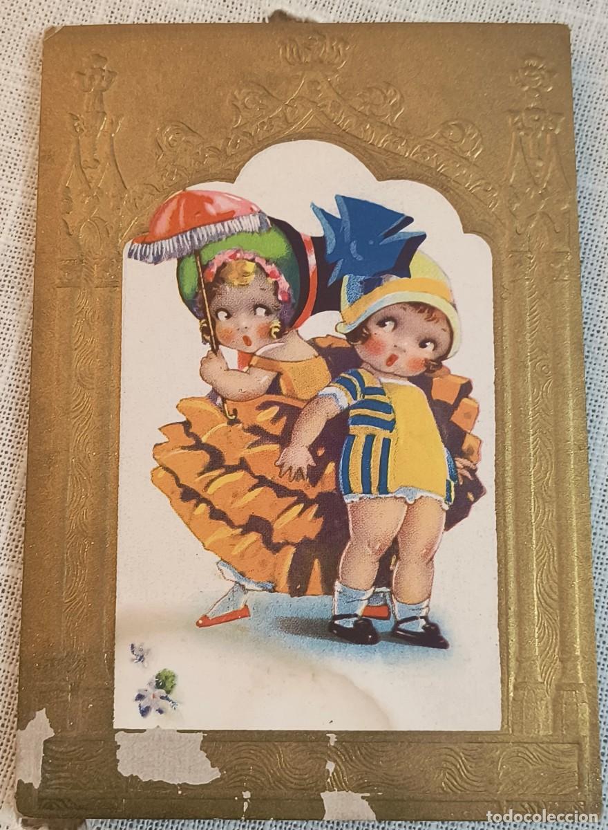 Coleccionismo Cromos antiguos: CROMO | CHOCOLATES EVARISTO JUNCOSA HIJO - MU&Ntilde;ECAS / ARTE MODERNO SERIE F #6