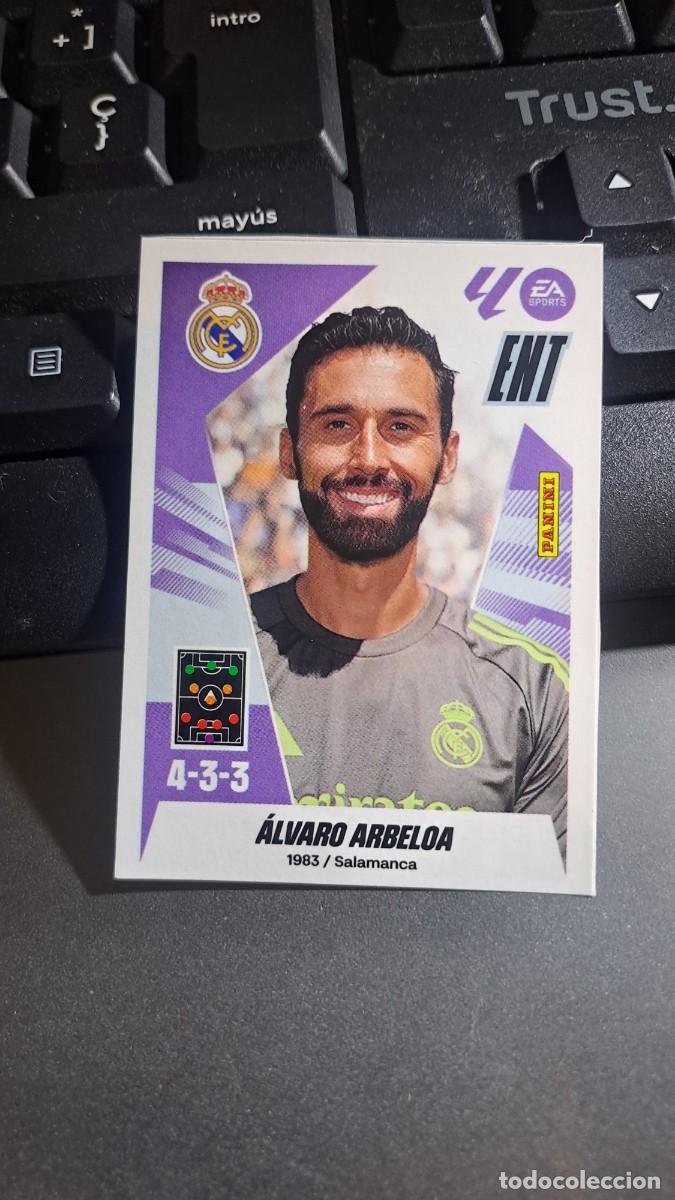 Coleccionismo Cromos antiguos: CROMO ALVARO ARBELOA 40 MERCADO DE INVIERNO 40 REAL MADRID LIGA 2025 2026 25 26 ESTE PANINI NUNCA PE