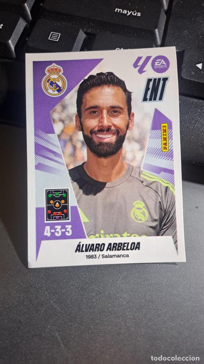 Coleccionismo Cromos antiguos: CROMO ALVARO ARBELOA 40 MERCADO DE INVIERNO 40 REAL MADRID LIGA 2025 2026 25 26 ESTE PANINI NUNCA PE