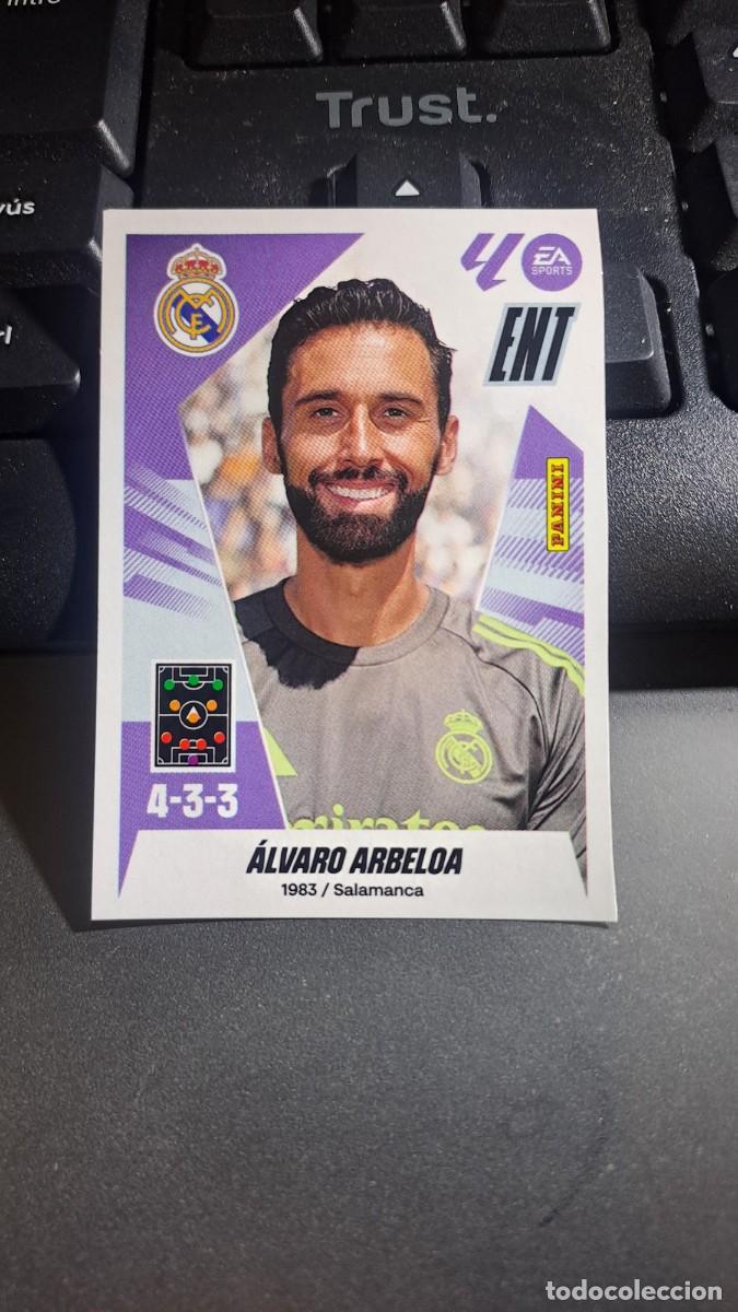 Collectable Antique Stickers: CROMO ALVARO ARBELOA 40 MERCADO DE INVIERNO 40 REAL MADRID LIGA 2025 2026 25 26 ESTE PANINI NUNCA PE