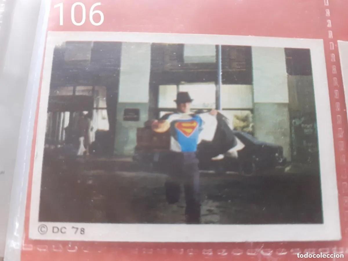 Coleccionismo Cromos antiguos: Cromo n.106 superman I fher _ sin pegar