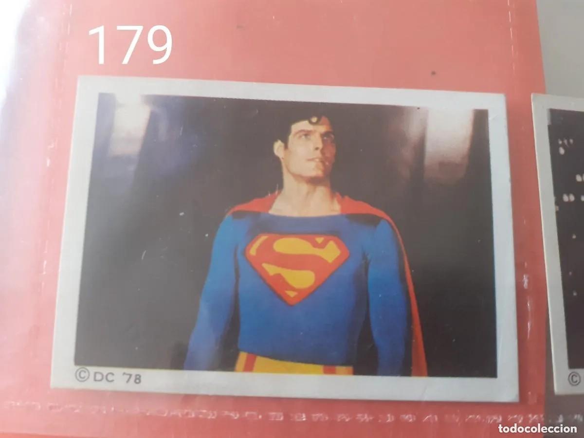 Coleccionismo Cromos antiguos: Cromo n.179 superman I fher _ sin pegar
