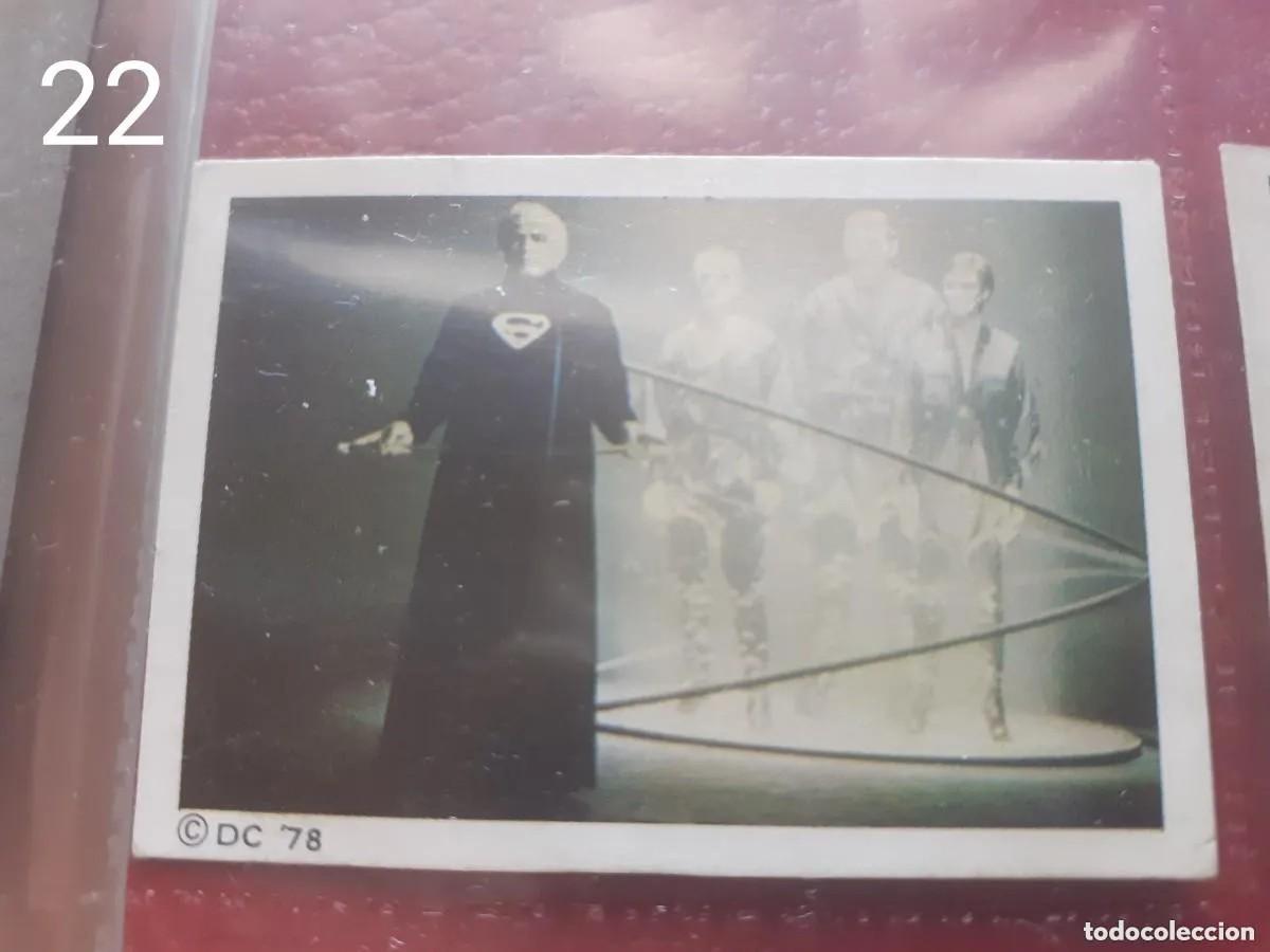 Coleccionismo Cromos antiguos: Cromo n.22 superman I fher _ sin pegar