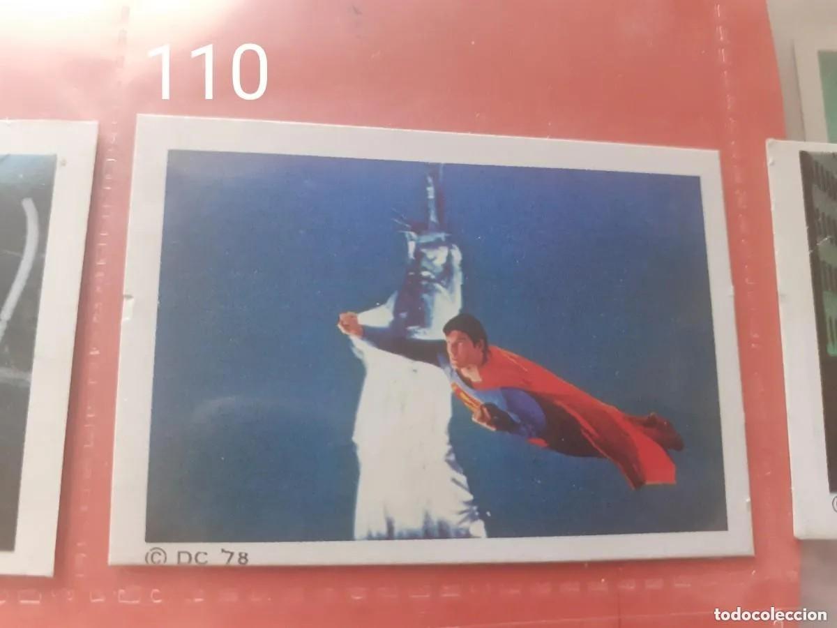 Coleccionismo Cromos antiguos: Cromo n.110 superman I fher _ sin pegar