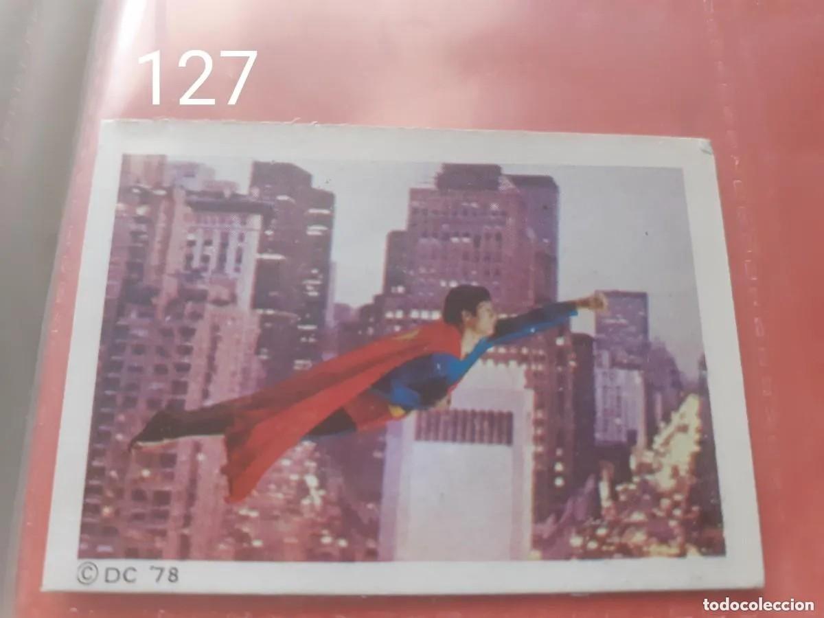 Coleccionismo Cromos antiguos: Cromo n.127 superman I fher _ sin pegar