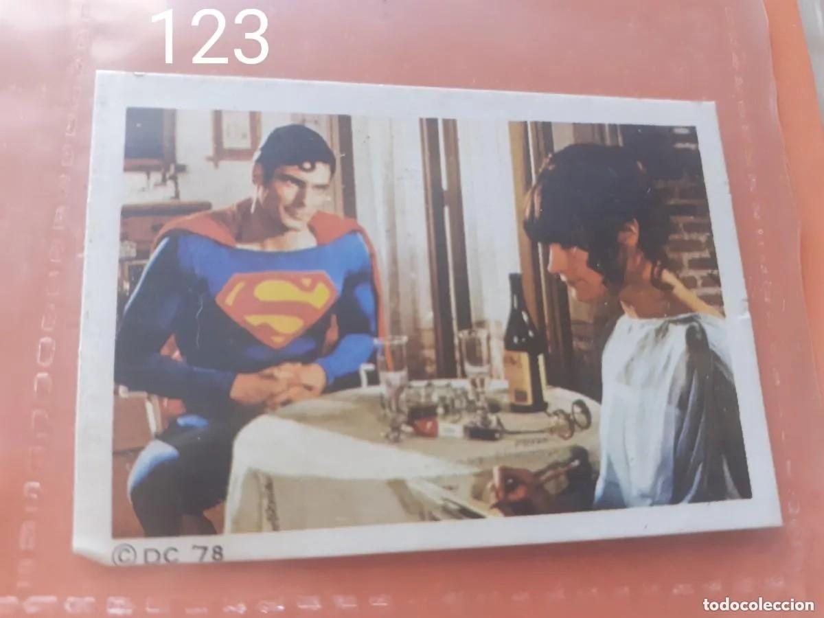 Coleccionismo Cromos antiguos: Cromo n.123 superman I fher _ sin pegar
