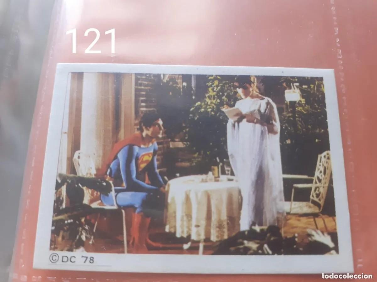 Coleccionismo Cromos antiguos: Cromo n.121 superman I fher _ sin pegar