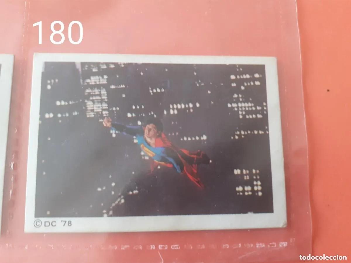 Coleccionismo Cromos antiguos: Cromo n.180 superman I fher _ sin pegar