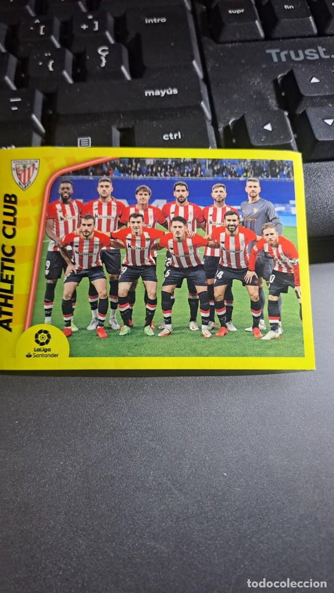Coleccionismo Cromos antiguos: CROMO EQUIPO ALINEACION ATHLETIC CLUB DE BILBAO LIGA 2021 2022 21 22 ESTE PANINI NUNCA PEGADO